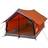 vidaXL Camping Tent 2 Persons Gray And Orange 193x122x96 cm 185T Taffeta