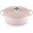 Le Creuset Shell Pink Signature Cast Iron Oval with lid 4.7 L