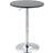 Homcom Height Adjustable Black Bar Table 61cm