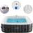 Arebos Inflatable Hot Tub Spa Pool Tenerife with LED