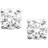 Macy's 0.5ct Stud Earrings - White Gold/Diamonds