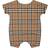 Burberry Check Stretch Cotton Playsuit - Archive Beige (80763611)