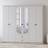 EVUHOME ECU White Wardrobe 180x180cm