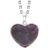 C. W. Sellors Heart Necklace - Silver/Purple