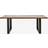 Nordal Vintage Natural/Black Dining Table 200x100cm