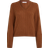 Tommy Hilfiger Women's Knitted Wool Sweater - Cognac