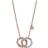 Emporio Armani Necklace - Rose Gold/Silver/Transparent