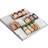 mDesign 3-Tiered Expandable Drawer Spice Organiser, Grey