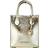 Michael Kors Mercer Extra Small Patent Crossbody Bag - Pale Gold