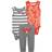 Carter's Baby's Crab Little Character Set 3-piece - Grey/Red