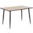 Nordform Wilma Natural/Black Dining Table 80x120cm