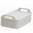 Strata Urban Store with Lid Grey Basket 40cm