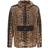 Dolce & Gabbana Hooded Jacket with Leopard Crespo - Print