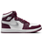 Nike Air Jordan 1 High G M - White/Bordeaux/Metallic Silver