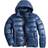 Guess Men's Hooded Puffer Coat - Navy