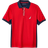 Nautica Men's Short Sleeve Color Block Polo Shirt - Red