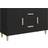 vidaXL Engineered Wood Black Sideboard 100x60cm