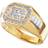 Macy's Rectangle Ring - Gold/Diamonds