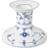 Royal Copenhagen Musselmalet Riflet White/Blue Candle Holder 7.5cm