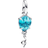 Pandora Murano Balloon Dangle Charm - Silver/Blue