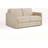 Jay-Be Slim Cream Sofa 146cm 2 Seater