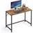 Vasagle Computer Rustic Brown/Black Writing Desk 50x100cm