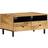 vidaXL Solid Mango Wood Natural Coffee Table 54x80cm