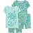 Carter's Toddler Snug Fit Cotton Pajamas 4-piece - Green