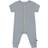 Deux par Deux Waffle Cotton Jumpsuit - Blue Gray (F30D42_390)