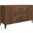 vidaXL Engineered Wood Brown Oak Sideboard 100x60cm