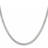 Chisel Herringbone Chain Necklace - Silver