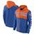 Fanatics New York Knicks Branded Skyhook Colorblock Full-Zip Hoodie