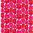 Marimekko Pieni Unikko Fabrics Red