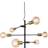 Nordlux Josefine Black/Brass Pendant Lamp 42cm