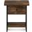 Furinno Dario Amber Pine/Black Small Table 39.5x39.5cm