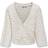 Only Kid's V-Hals Cardigan - White/Cloud Dancer