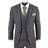 Paul Andrew Tweed Check Vintage Suit - Navy Blue