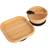 Tiny Dining Square Divider Bamboo Suction Dinner Set