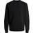 Jack & Jones Plain Crew Neck Sweatshirt - Black