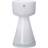 Ernst Onion White Vase 20cm