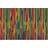 Latitude Run Stripey Mess Multicolour Framed Art 76x51cm