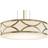 AFX Lake Gold/White Pendant Lamp 50.8cm