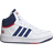 Adidas Kid's Hoops Mid - Cloud White/Victory Blue/Better Scarlet