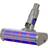 Spares2Go Soft Roller Brush Head Hard Floor Turbine 03-NVM-744 Grey