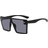 Blowuponline5 Oversized Rimless Sunglasses Black