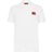 HUGO BOSS Dereso Cotton Piqué Slim Fit Polo Shirt with Logo Label - White