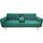 Emerald Green Sofa 200cm