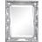 Melody Maison Ornate Silver Wall Mirror 42x52cm