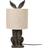 Hestia Hiding Rabbit Beige/Brown Table Lamp 43cm