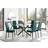 Robert Dyas Furniture Box Leonardo Green Dining Set 90x150cm